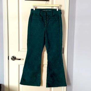 Super High-Rise Stretch Corduroy Wide-Leg Pants